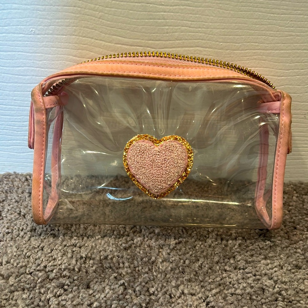 Stoney Clover Lane Flamingo Clear Pouch